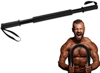 L'AVENIR (HEAVY DUTY 20kg STRENGTH)Wrist,Arm,Chest Exercise FITNESS EQUIPMENT/POWER TWISTER Multi-training Bar(Black)