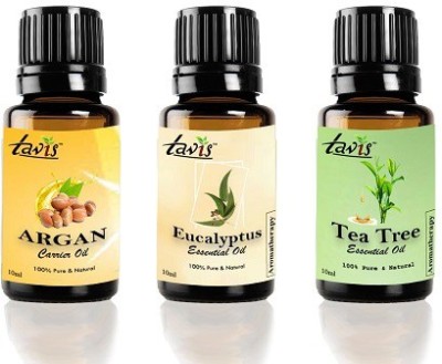 Tavis Argan Oil, Eucalyptus Oil, Tea Tree Oil(30 ml)