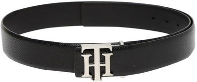 TOMMY HILFIGER Men Casual Black Genuine Leather Belt For Rs. 1079 @ 60 %