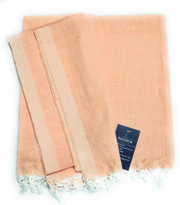 Shishir Solid Single Top Sheet for  AC Room(Cotton, Orange)