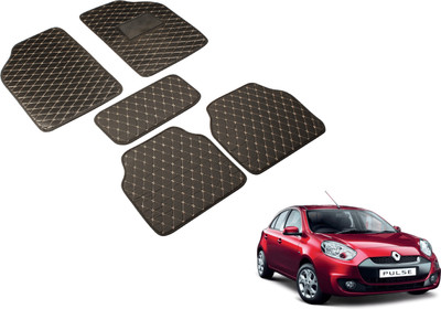 Auto Hub Leatherite Standard Mat For  Renault Pulse(Black)