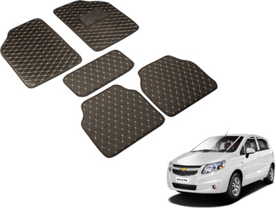 Auto Hub Leatherite Standard Mat For  Chevrolet Sail U-VA(Black)