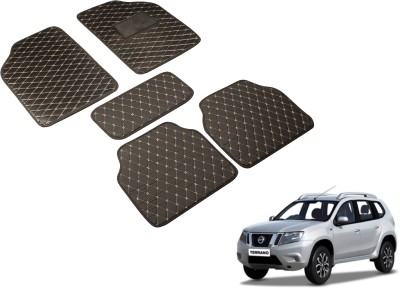 Auto Hub Leatherite Standard Mat For  Nissan Terrano(Black)