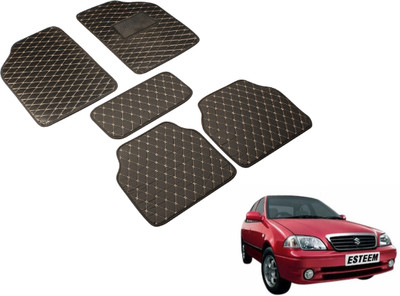 Auto Hub Leatherite Standard Mat For  Maruti Suzuki Esteem(Black)