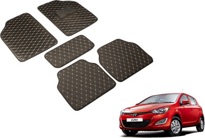 MOCKHE Leatherite Standard Mat For  Hyundai i20(Black)