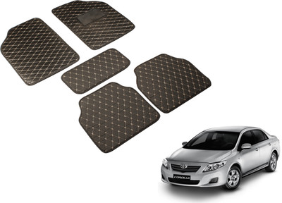 MOCKHE Leatherite Standard Mat For  Toyota Corolla(Black)