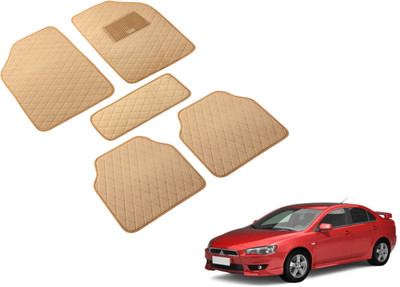 Auto Hub Leatherite Standard Mat For  Mitsubishi Lancer(Beige)