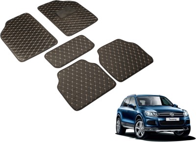 Auto Hub Leatherite Standard Mat For  Renault Triber(Black)