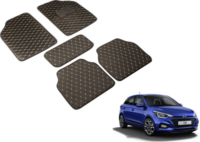 Auto Hub Leatherite Standard Mat For  Hyundai Grand i10 Nios(Black)