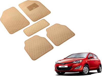 Auto Hub Leatherite Standard Mat For  Hyundai i20(Beige)