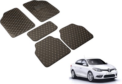 Auto Hub Leatherite Standard Mat For  Renault Fluence(Black)