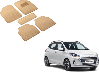 MOCKHE Leatherite Standard Mat For  Hyundai Grand i10 Nios(Beige)