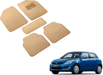 MOCKHE Leatherite Standard Mat For  Maruti Suzuki New Swift(Beige)
