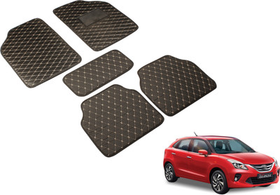 Auto Hub Leatherite Standard Mat For  Toyota Glanza(Black)