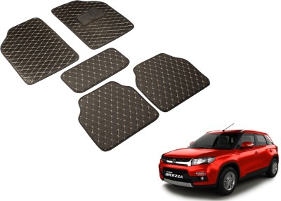 Auto Hub Leatherite Standard Mat For  Maruti Suzuki Vitara Brezza(Black)