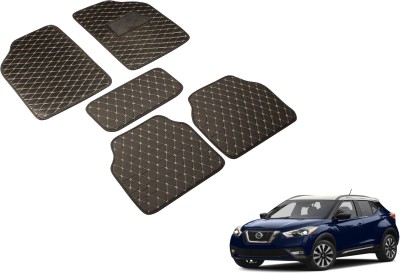 Auto Hub Leatherite Standard Mat For  Nissan KICKS(Black)