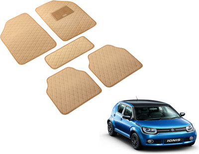 Auto Hub Leatherite Standard Mat For  Maruti Suzuki Ignis(Beige)