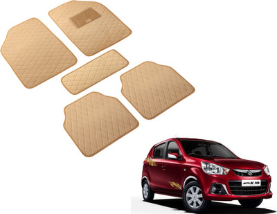 Auto Hub Leatherite Standard Mat For  Maruti Suzuki Alto K10(Beige)