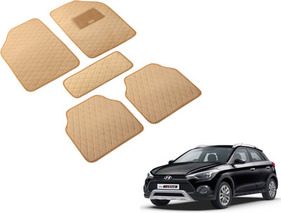 MOCKHE Leatherite Standard Mat For  Hyundai i20 Active(Beige)