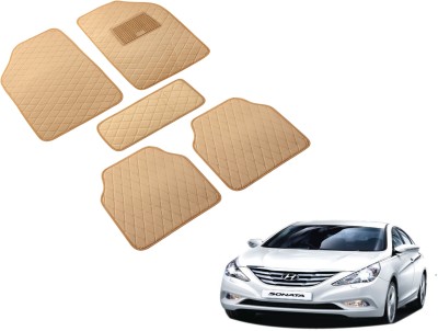 Auto Hub Leatherite Standard Mat For  Hyundai Sonata(Beige)