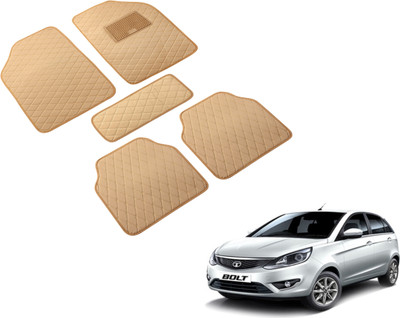 MOCKHE Leatherite Standard Mat For  Tata Bolt(Beige)