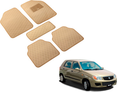 Auto Hub Leatherite Standard Mat For  Maruti Suzuki Alto(Beige)