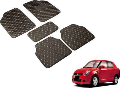 MOCKHE Leatherite Standard Mat For  Maruti Suzuki Swift Dzire(Black)