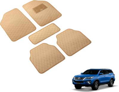 MOCKHE Leatherite Standard Mat For  Toyota New Fortuner(Beige)