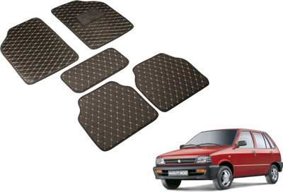 Auto Hub Leatherite Standard Mat For  Maruti Suzuki 800(Black)