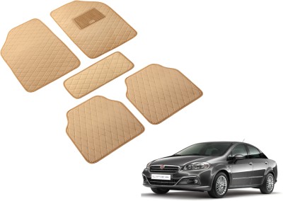 MOCKHE Leatherite Standard Mat For  Fiat Linea(Beige)