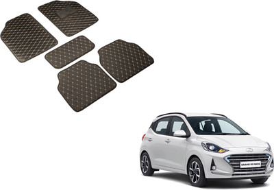 Auto Hub Leatherite Standard Mat For  Hyundai i20(Black)