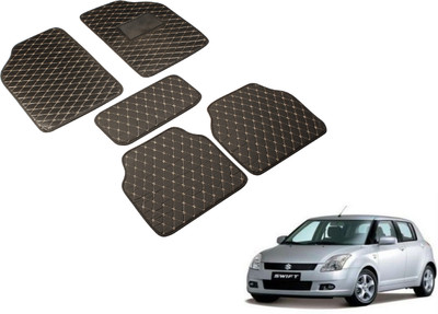MOCKHE Leatherite Standard Mat For  Maruti Suzuki Swift(Black)