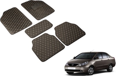 Auto Hub Leatherite Standard Mat For  Tata Indigo CS(Black)