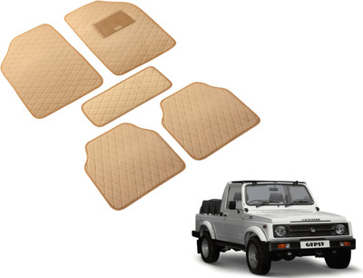 MOCKHE Leatherite Standard Mat For  Maruti Suzuki Gypsy(Beige)