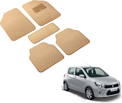 Auto Hub Leatherite Standard Mat For  Maruti Suzuki Celerio(Beige)