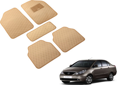 Auto Hub Leatherite Standard Mat For  Tata Indigo Marina(Beige)