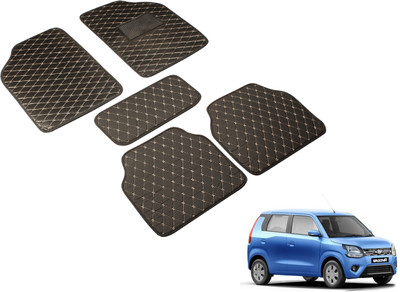 Auto Hub Leatherite Standard Mat For  Maruti Suzuki WagonR Stingray(Black)