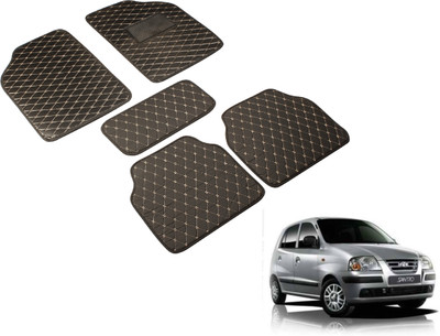 MOCKHE Leatherite Standard Mat For  Hyundai Santro(Brown)
