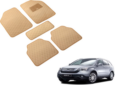 Auto Hub Leatherite Standard Mat For  Honda CR-V(Beige)