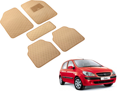 Auto Hub Leatherite Standard Mat For  Hyundai Getz(Beige)