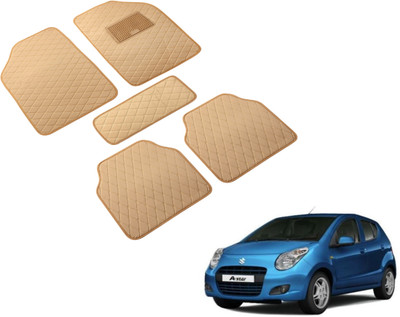 Auto Hub Leatherite Standard Mat For  Maruti Suzuki A-Star(Beige)
