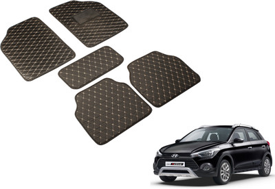 Auto Hub Leatherite Standard Mat For  Hyundai i20 Active(Black)
