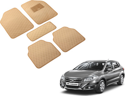 Auto Hub Leatherite Standard Mat For  Maruti Suzuki S-Cross(Beige)