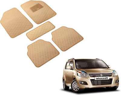 Auto Hub Leatherite Standard Mat For  Maruti Suzuki WagonR(Beige)