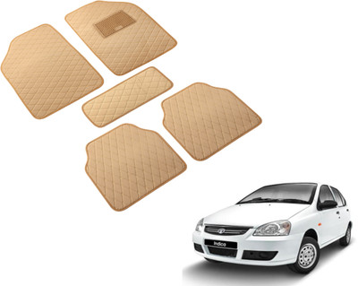 Auto Hub Leatherite Standard Mat For  Tata Indica(Beige)