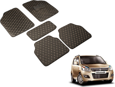 Auto Hub Leatherite Standard Mat For  Maruti Suzuki WagonR(Black)