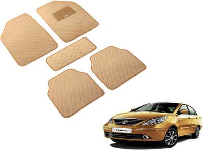 MOCKHE Leatherite Standard Mat For  Tata Manza(Beige)