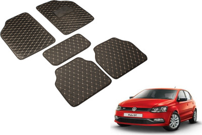 Auto Hub Leatherite Standard Mat For  Volkswagen Polo GT(Black)