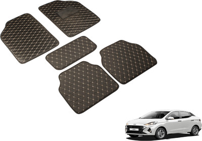 Auto Hub Leatherite Standard Mat For  Hyundai Aura(Black)
