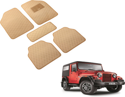 Auto Hub Leatherite Standard Mat For  Mahindra Tiago(Beige)